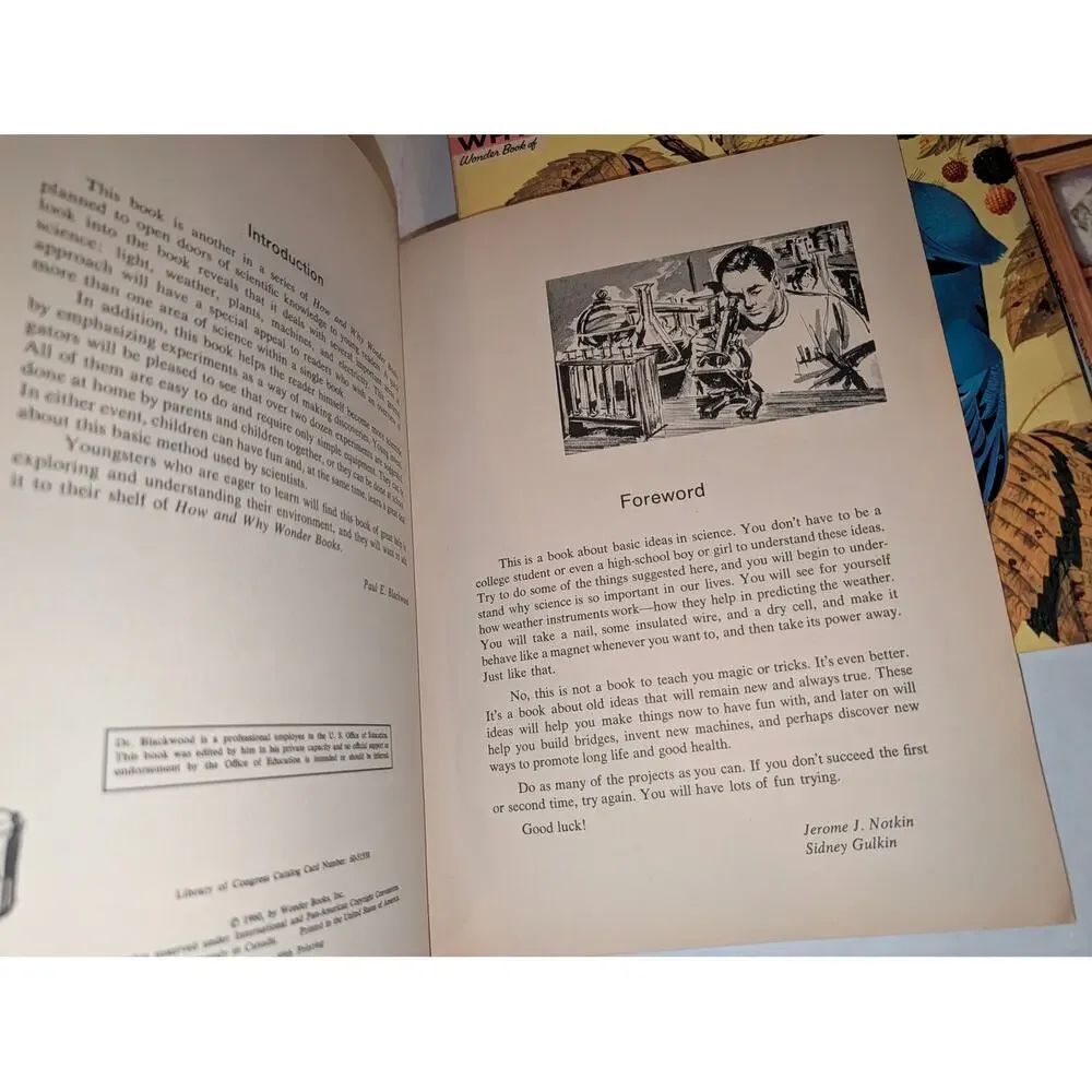 Vintage 1960's Box 17 HOW & WHY Wonder Books Science Nature History Never Read